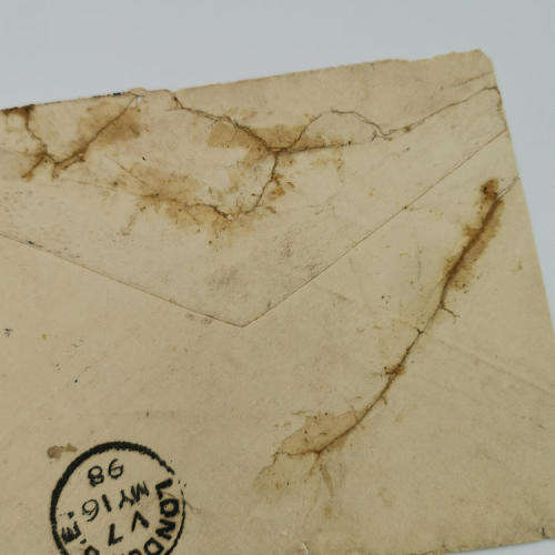 Letter cover from Palapye British Bechuanaland to London England 24 April 1898
