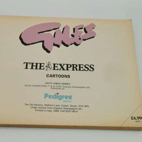 Giles - The Official Annual Collection 1998 cartoon book