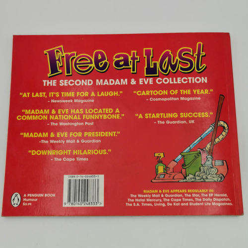 Madam and Eve - Free at Last cartoon book