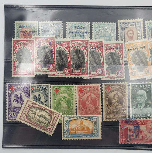 Abyssinia/Ethiopia lot of 29 early stamps