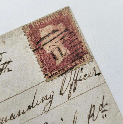 Postal cover East Greenwich Kent England 12 November 1857