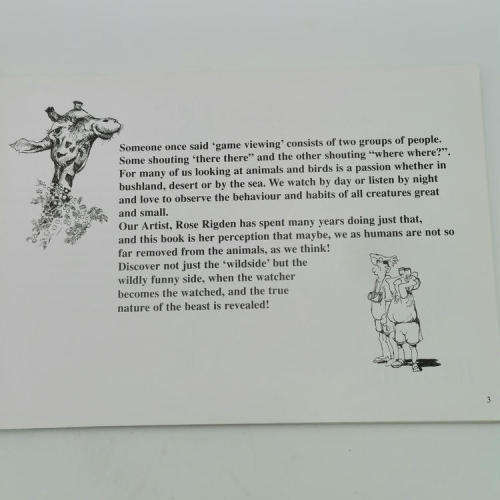 Rose Rigden`s Wildside cartoon book