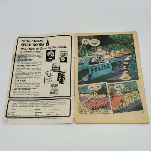 Lot of 3 Christian Comics - Crossfire, The Hiding Place, Prison to Praise - Rarely seen
