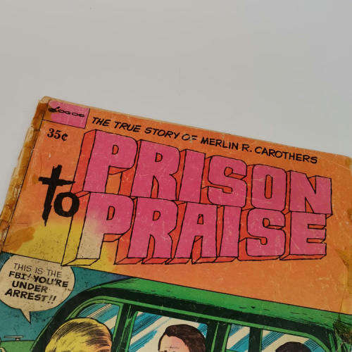 Lot of 3 Christian Comics - Crossfire, The Hiding Place, Prison to Praise - Rarely seen