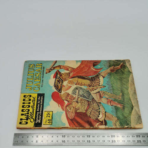 Classics Illustrated comics - Julius Caesar 1969 issue 25cent, earlier issue 15 cent
