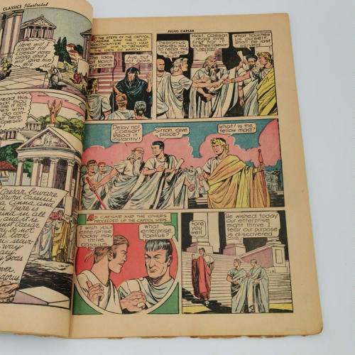 Classics Illustrated comics - Julius Caesar 1969 issue 25cent, earlier issue 15 cent