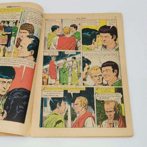 Classics Illustrated comics - Julius Caesar 1969 issue 25cent, earlier issue 15 cent