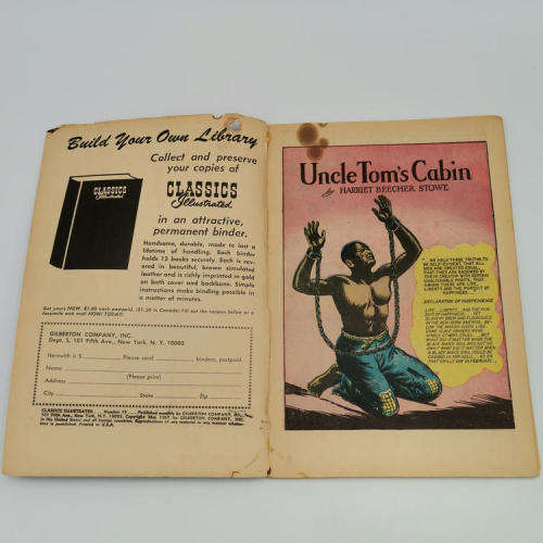 Classics Illustrated May 1967 comics - Uncle Tom`s Cabin No.15 and David Copperfield No.48