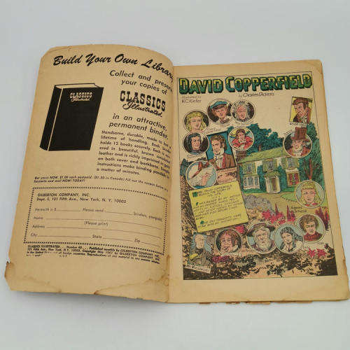 Classics Illustrated May 1967 comics - Uncle Tom`s Cabin No.15 and David Copperfield No.48