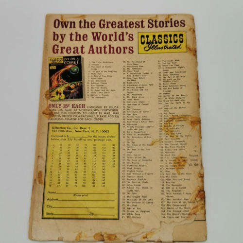 Classics Illustrated May 1967 comics - Uncle Tom`s Cabin No.15 and David Copperfield No.48