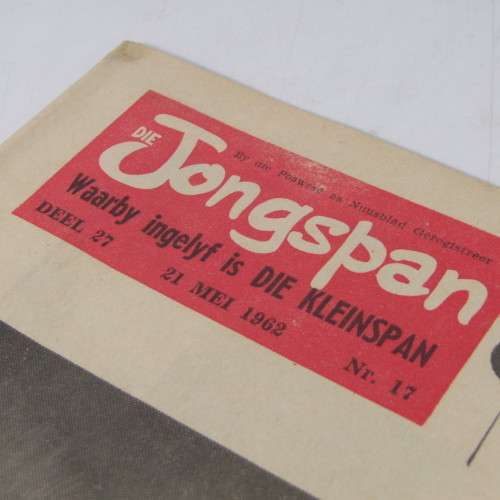 Die Jongspan Afrikaanse nuusblad - lot of 40 items - 1962 January 29 to December 10