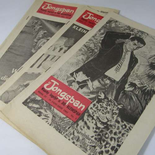 Die Jongspan Afrikaanse nuusblad - lot of 40 items - 1962 January 29 to December 10