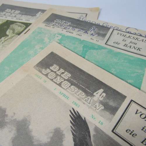 Die Jongspan Afrikaanse nuusblad - 1963 - lot of 28 items