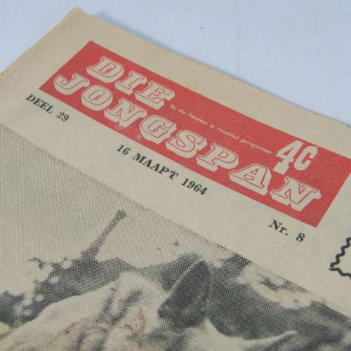 Die Jongspan Afrikaanse nuusblad - 1964 Januarie to November - 37 items - 29, 30, 31 not present