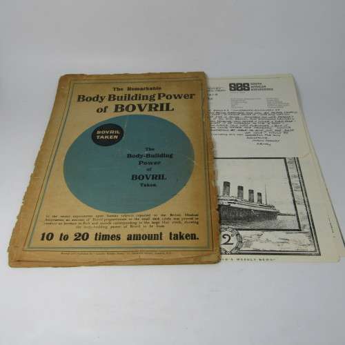 The deathless story of the Titanic - original book