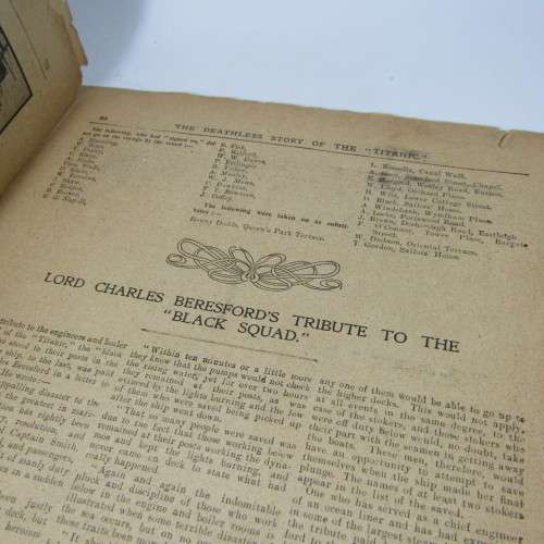 The deathless story of the Titanic - original book