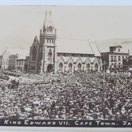 Antique photo of Proclamation ceremony of His Majesty King Edward VII in Cape Town 26 Jan 1901