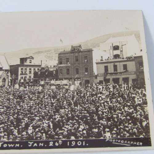 Antique photo of Proclamation ceremony of His Majesty King Edward VII in Cape Town 26 Jan 1901