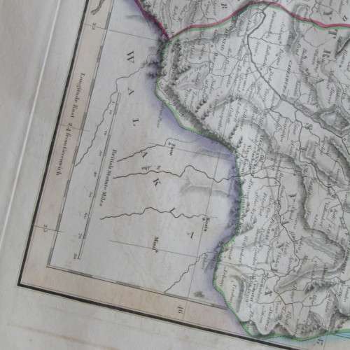 Original 1830`s map of Hungary Transylvania - published by W. Lizars, Edinburgh - 57 x 47cm