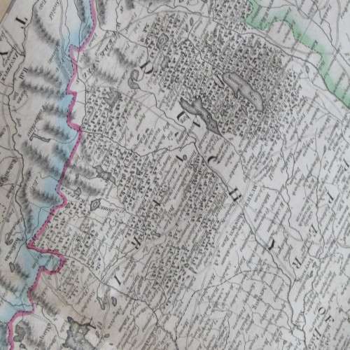 Original 1830`s map of Bavaria Proper - published by W. Lizars, Edinburgh - 57 x 47cm