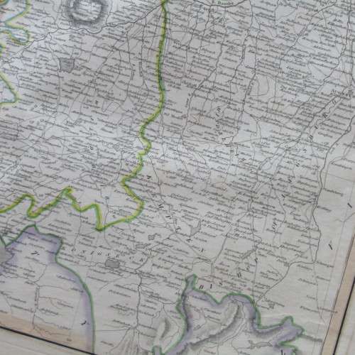 Original 1830`s map of Swabia - published by W. Lizars, Edinburgh - 57 x 47cm
