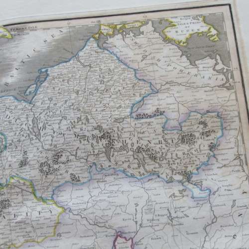 Original 1830`s map of Lower Saxony - published by W. Lizars, Edinburgh - 57 x 47cm