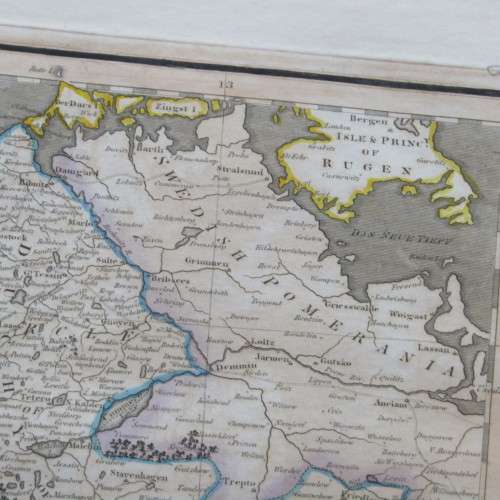 Original 1830`s map of Lower Saxony - published by W. Lizars, Edinburgh - 57 x 47cm