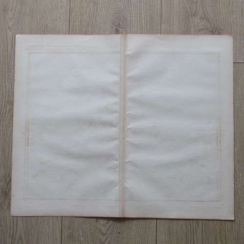 Original 1830`s map of Upper & Lower Rhine - published by W. Lizars, Edinburgh - 57 x 47cm