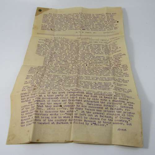 Documents & notes on the Moyle family since 1432 - prepared around 1908