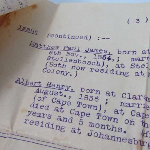 Documents & notes on the Moyle family since 1432 - prepared around 1908