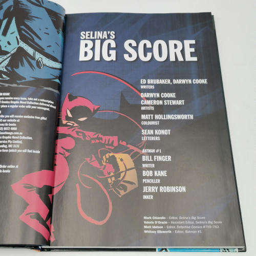 DC Comics Catwomen Selina`s Big Score graphic score