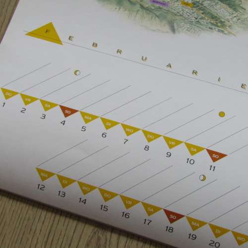 1990 KWV Wine growing areas calendar