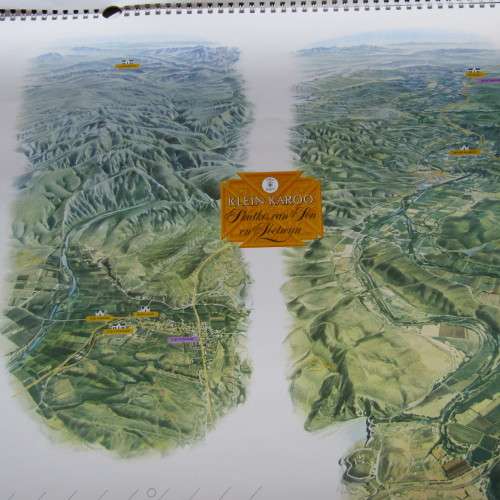 1990 KWV Wine growing areas calendar