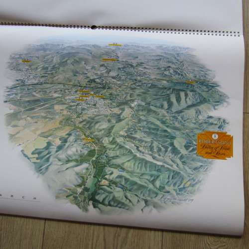 1990 KWV Wine growing areas calendar