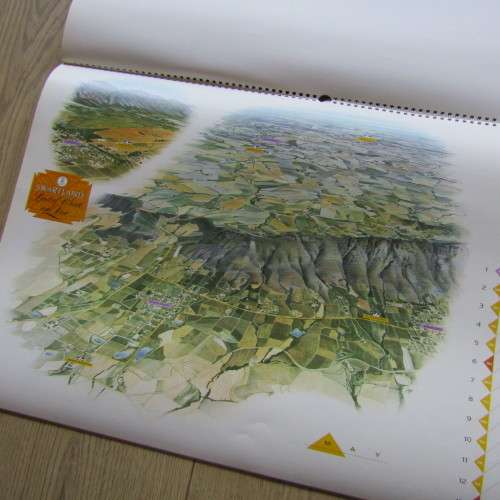 1990 KWV Wine growing areas calendar