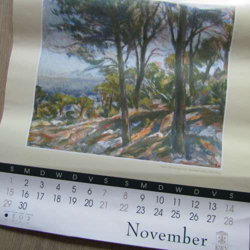 1998 KWV Herbert Coetzee artwork calendar