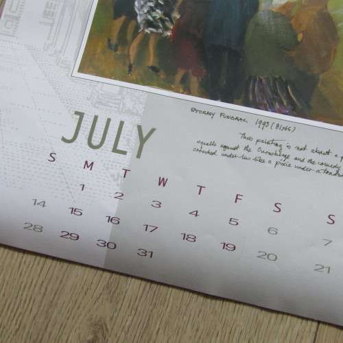 1998 KWV Majorie Wallace artwork calendar