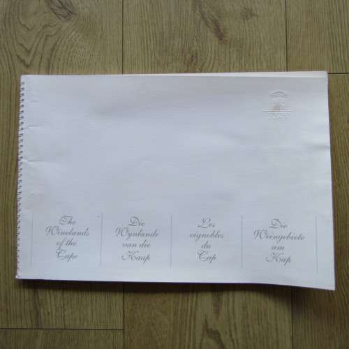 KWV The Winelands of the Cape brochure booklet with beautiful pictures of farms