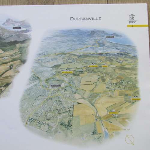 KWV The Winelands of the Cape brochure booklet with beautiful pictures of farms