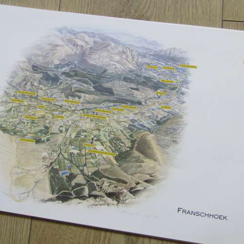 KWV The Winelands of the Cape brochure booklet with beautiful pictures of farms