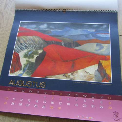 1997 KWV calendar with artwork of Erik Laubscher