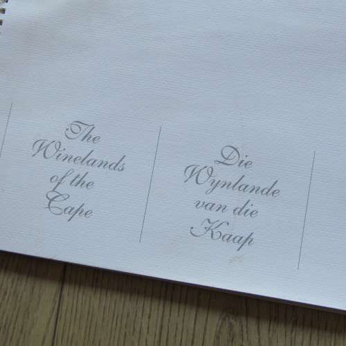 KWV - The winelands 2of the Cape brochure booklet with beautiful pictures of farms