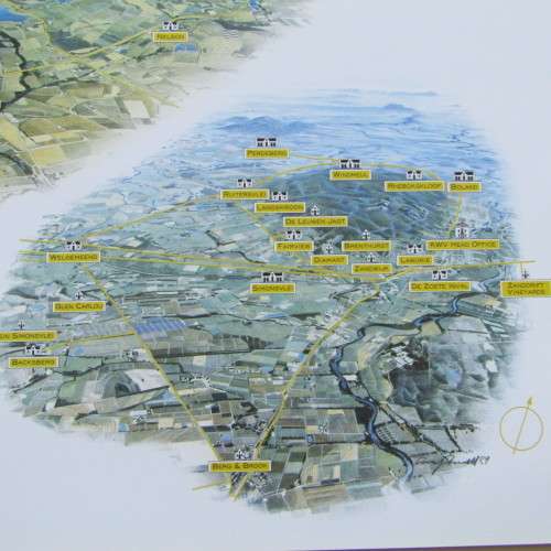 KWV - The winelands 2of the Cape brochure booklet with beautiful pictures of farms