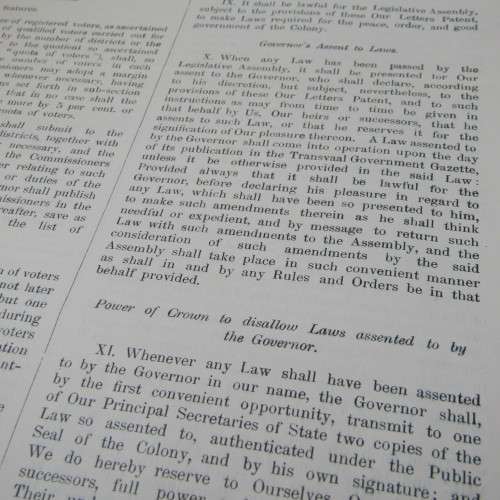 Extraordinary Transvaal Government Gazette dated 25 April 1905