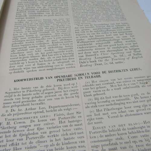 The Education Gazette - Cape Town December 1911