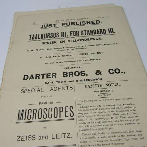 The Education Gazette - Cape Town December 1911