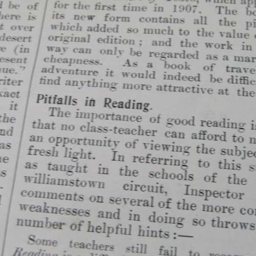 The Education Gazette - Cape Town December 1911
