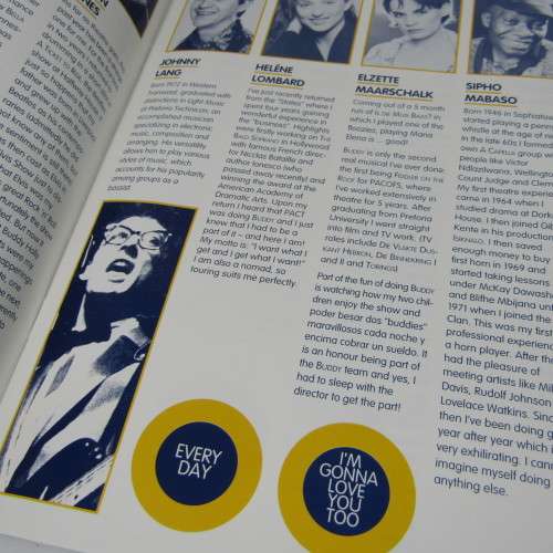 Buddy - The Buddy Holly Story - South African booklet