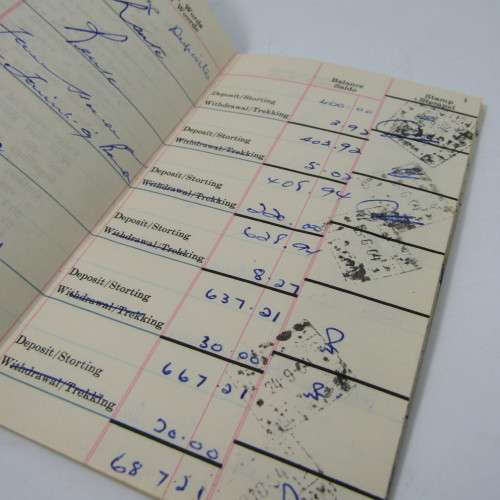 Vintage Bank Savings Book for the Netherlands Bank of South Africa