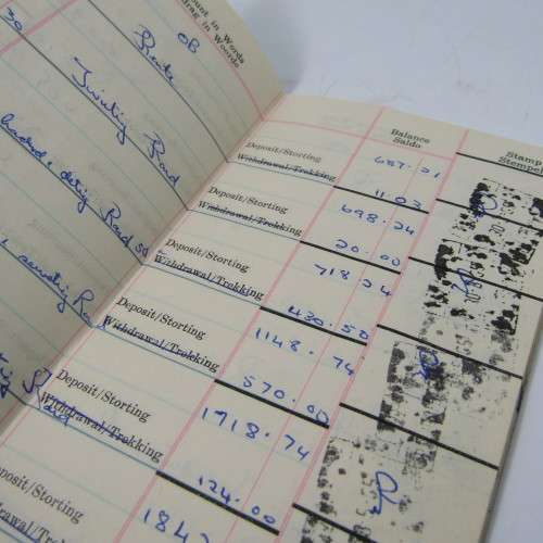 Vintage Bank Savings Book for the Netherlands Bank of South Africa